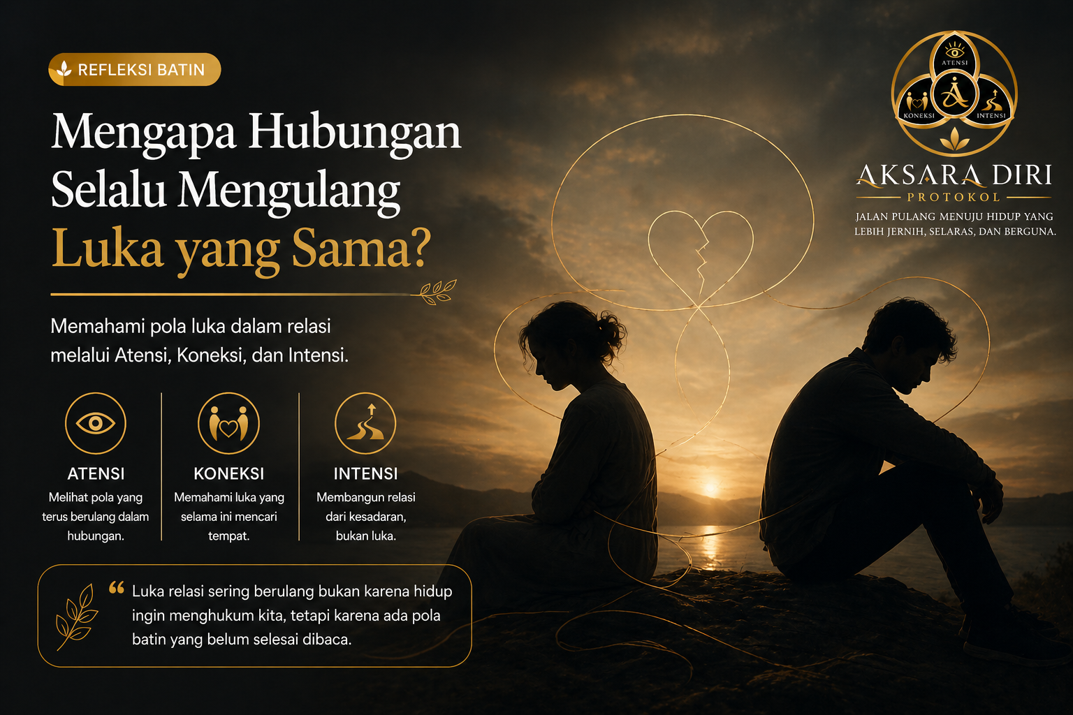 Mengapa Hubungan Selalu Mengulang Luka yang Sama?