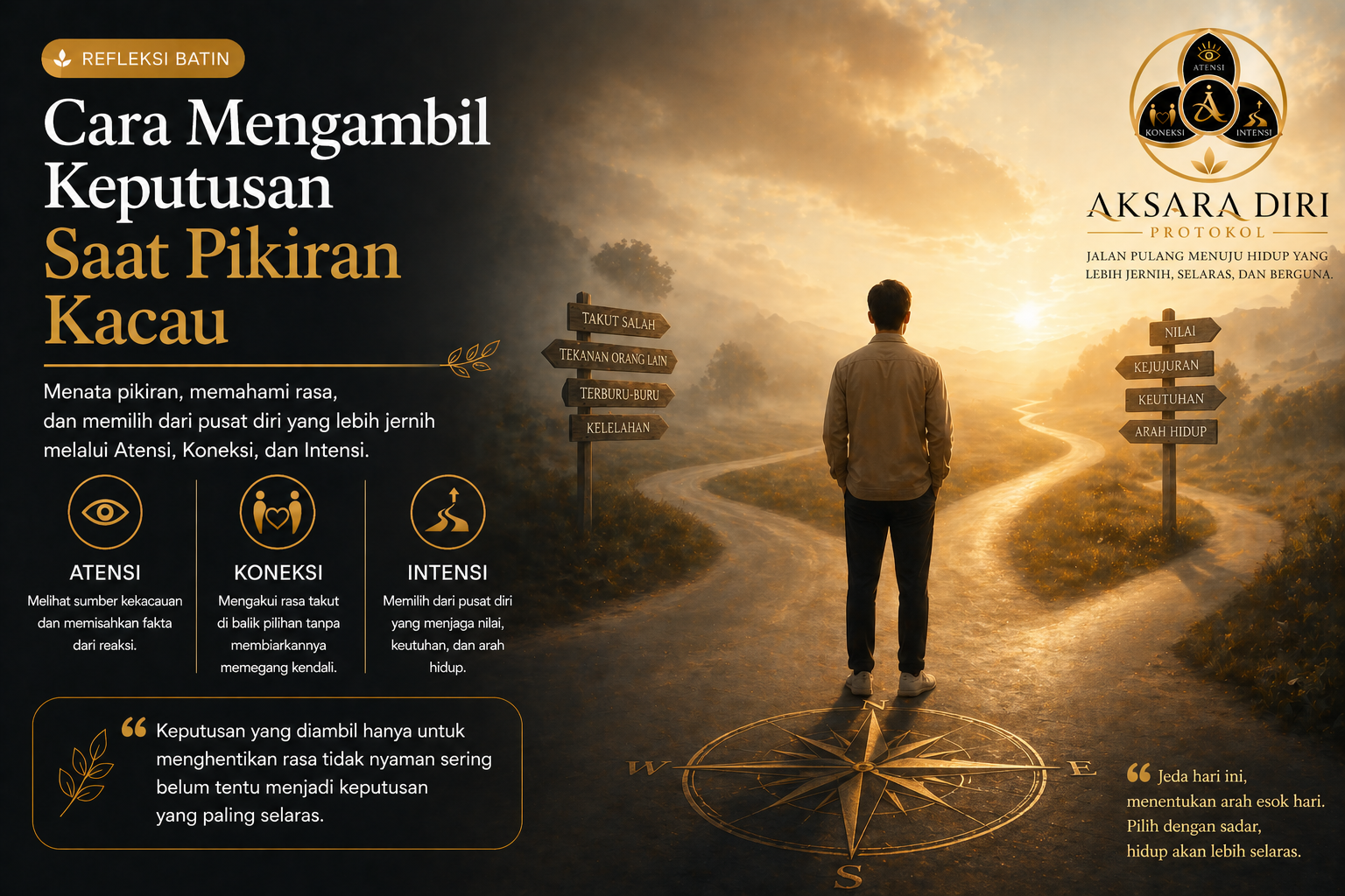 Cara Mengambil Keputusan Saat Pikiran Kacau