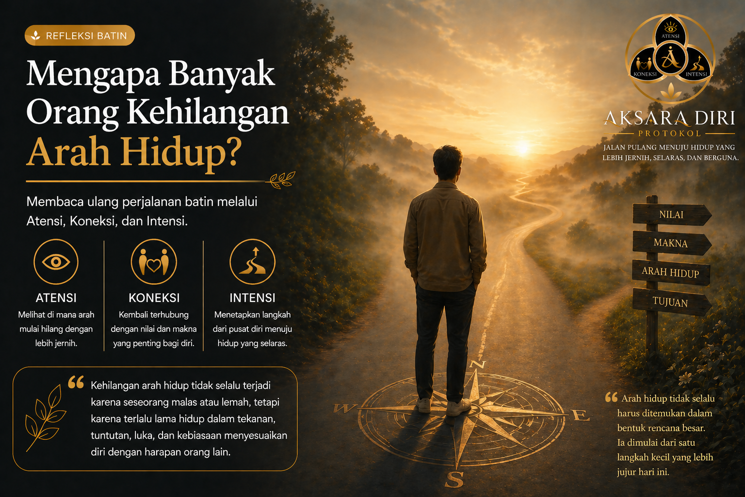 Mengapa Banyak Orang Kehilangan Arah Hidup?