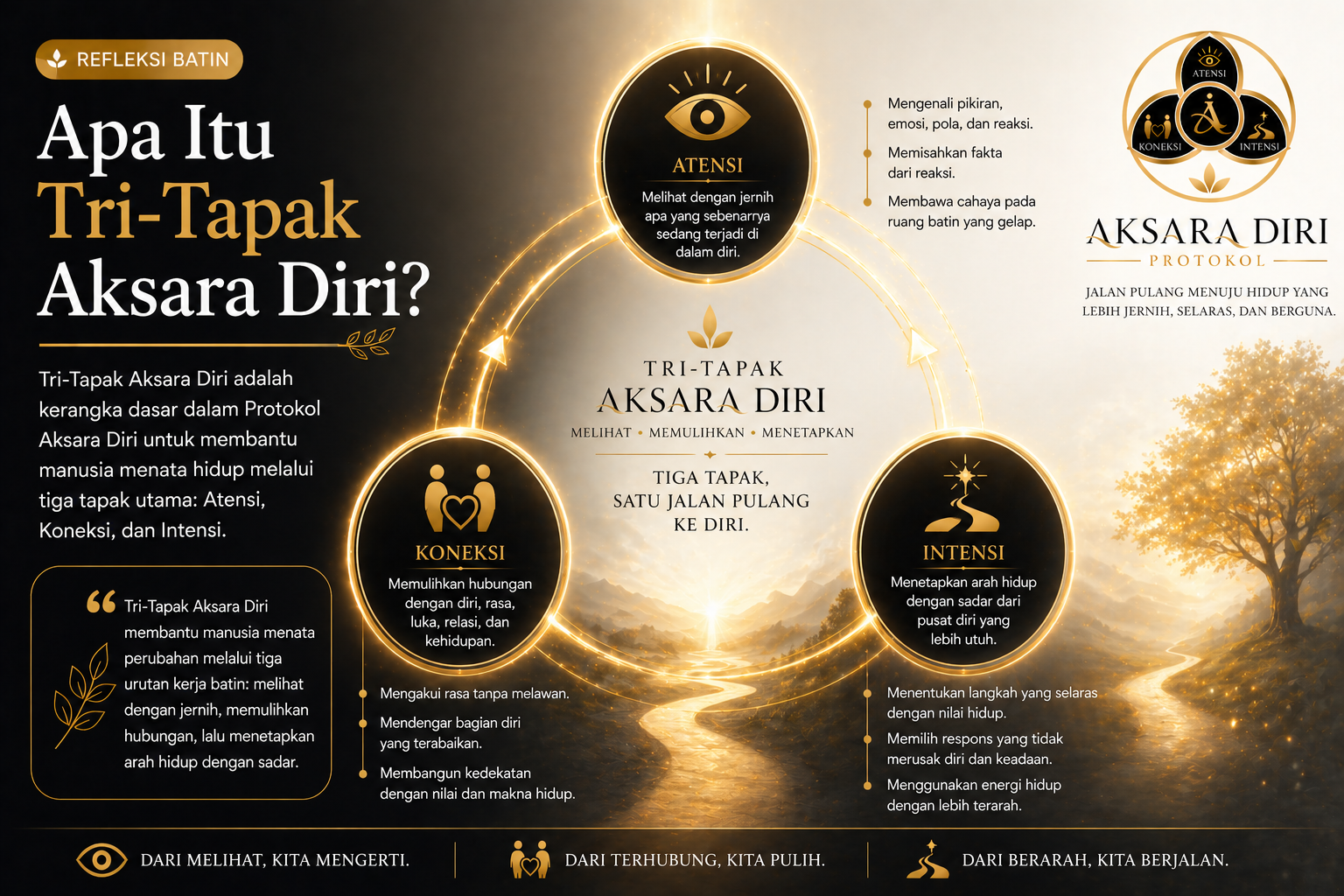 Apa Itu Tri-Tapak Aksara Diri?