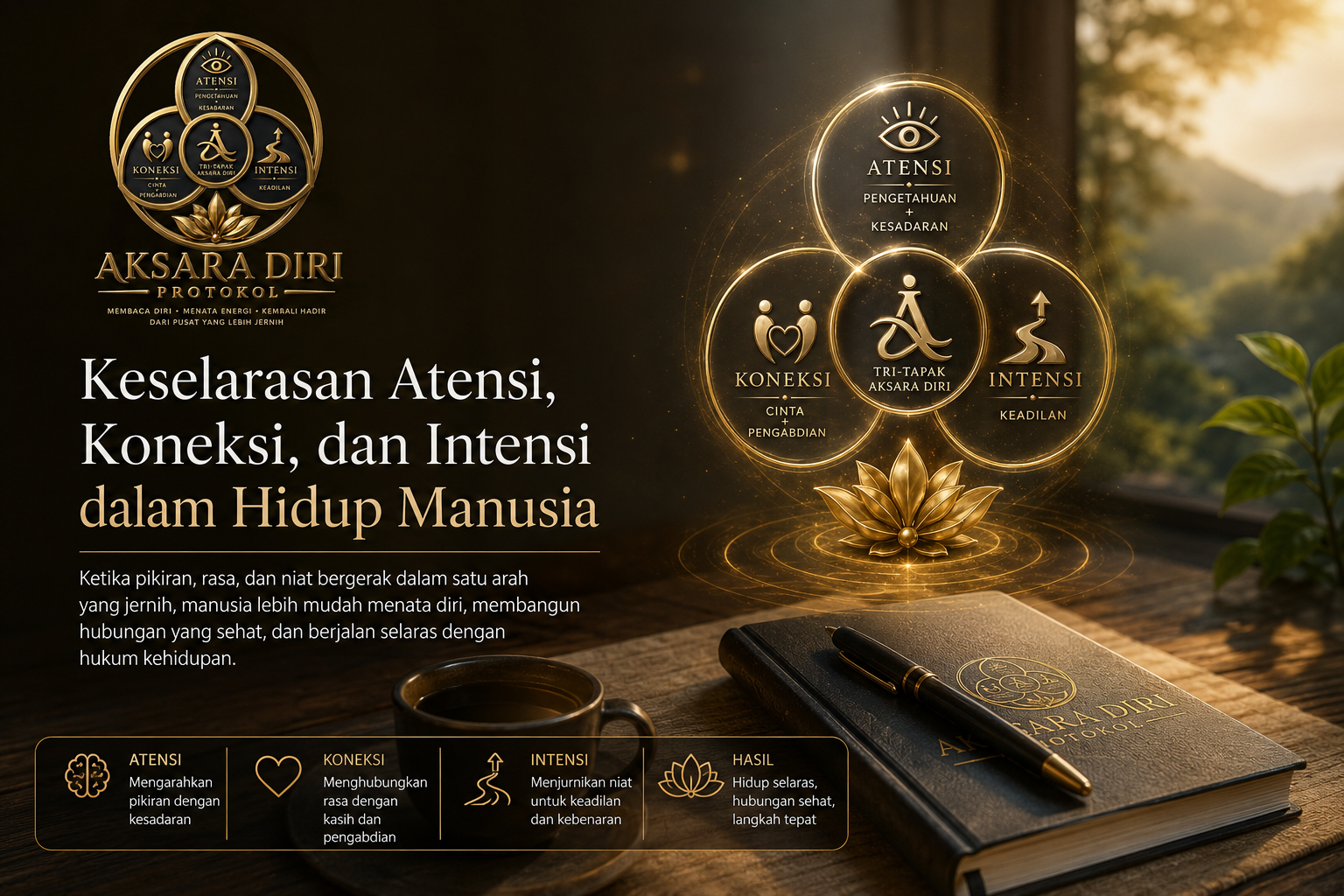 Keselarasan Atensi, Koneksi, dan Intensi dalam Hidup Manusia