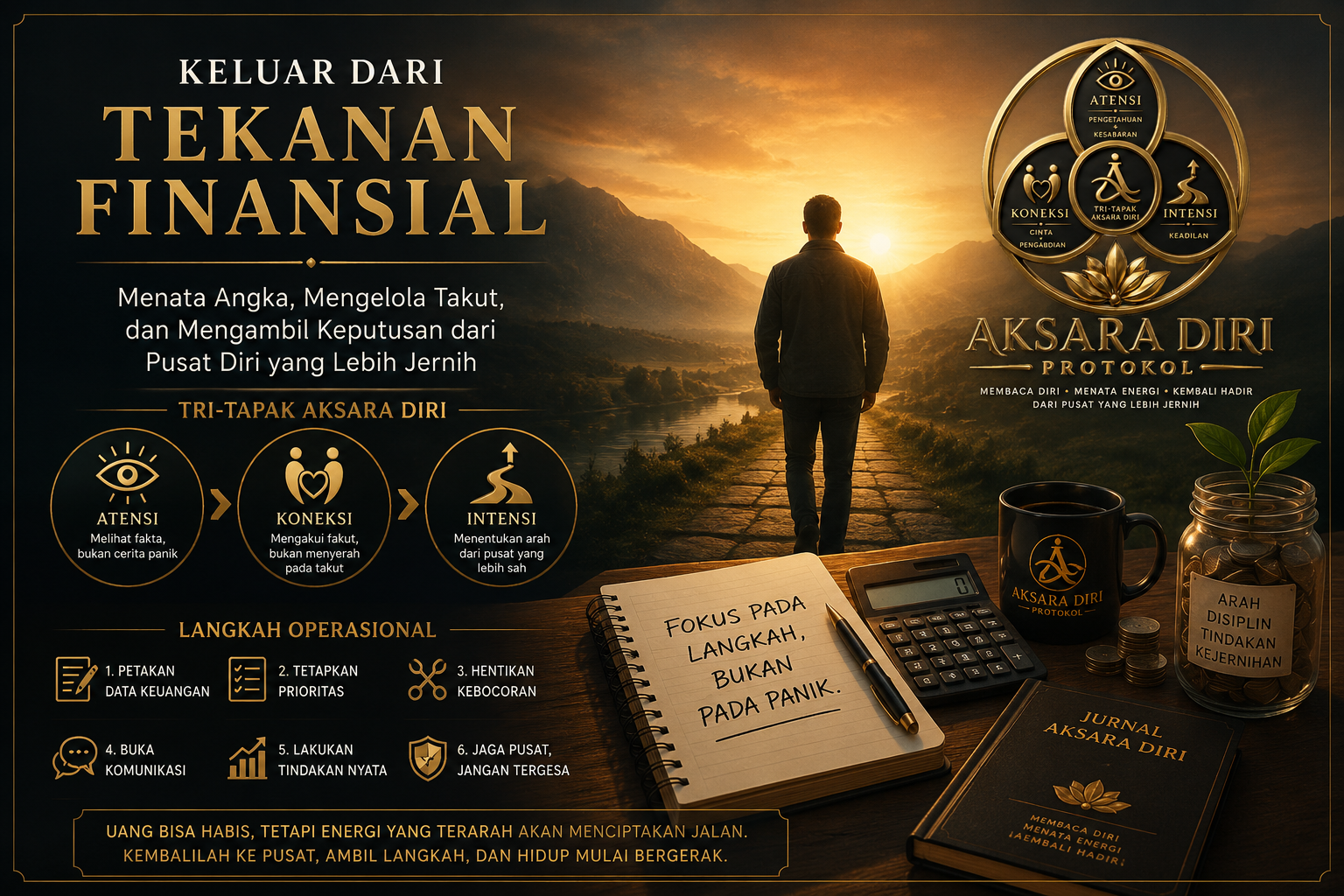 Keluar dari Tekanan Finansial: Menata Angka, Mengembalikan Pusat Diri