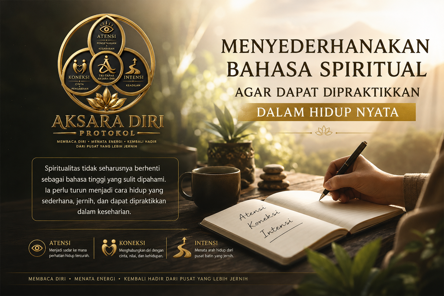Menyederhanakan Bahasa Spiritual agar Dapat Dipraktikkan dalam Hidup Nyata