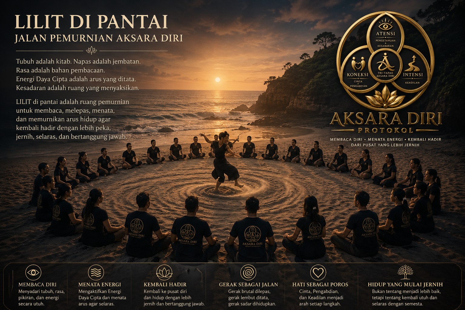 LILIT di Pantai: Jalan Pemurnian Aksara Diri